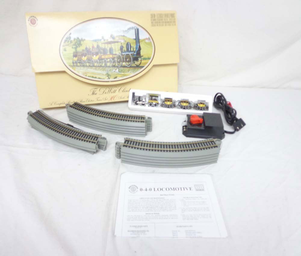 ABT: HO Bachmann: Nice #00641 Dewitt Clinton Set/O: Paul V. Ambrose and Drew J. Bauer present: This is the HO #00641 The DeWitt Clinton Electric Train Set that bachmann made in the recent past. Includes nice OB as shown. Examine very closely; what is p