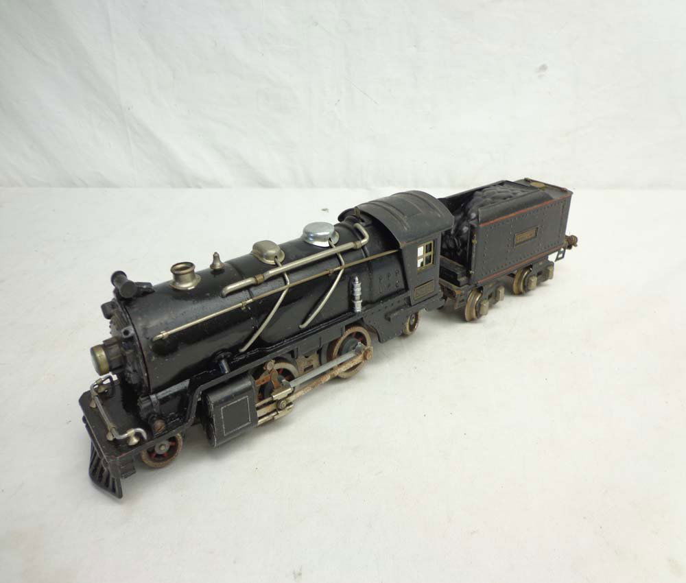 ABT: Lionel #262E Steam Engine & Tender: Paul V. Ambrose and Drew J. Bauer present: These are the Lionel #262E Steam Engine and Tender that Lionel made in O Gauge circa 1930. No Boxes. Please add $20.00 for US-48 Shipping and Insurance.