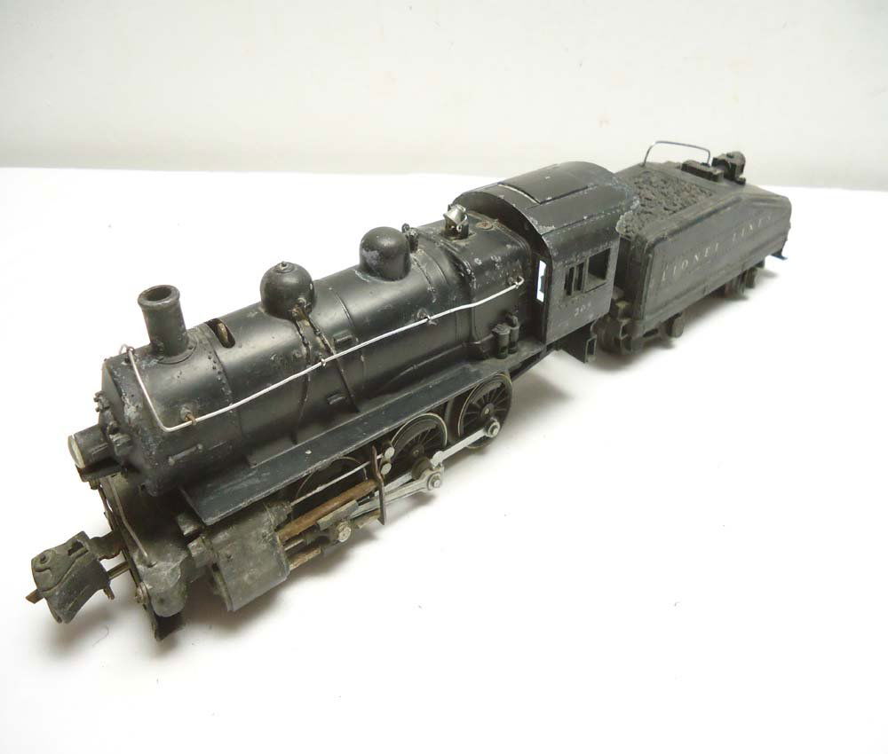 ABT: Lionel #203/2203T 0-6-0 Steam Switcher Engine: Paul V. Ambrose and Drew J. Bauer present: These are the #203/2203T 0-6-0 Steam Switcher Engine and Tender that Lionel made Pre War. No Box. Examine closely; what is pictured is what you will receive.