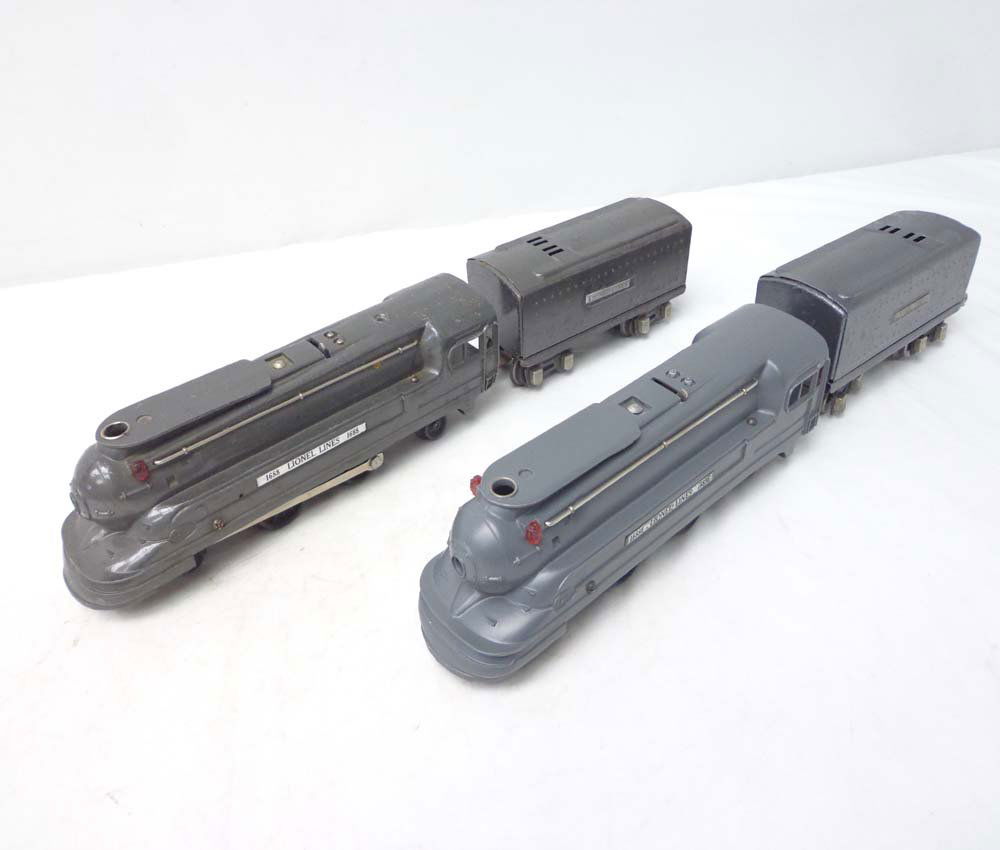 ABT: Lionel #1688/1688E Engines and Tenders: Paul V. Ambrose and Drew J. Bauer present: These are the #1688/1688E Engines and Tenders that Lionel made Pre War. One has an incorrect knuckle coupler. Examine closely; what is pictured is what you w