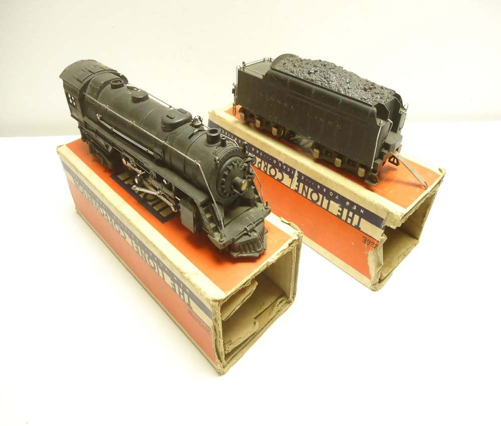 ABT: Lionel #226E/2226W Steam Engine & Tender/OBs: Paul V. Ambrose and Drew J. Bauer present: These are the #226E Steam Engine and #2226W Tender that Lionel made in the late 1930s. Our Opinion is that they are generally in Excellent Condition. Include