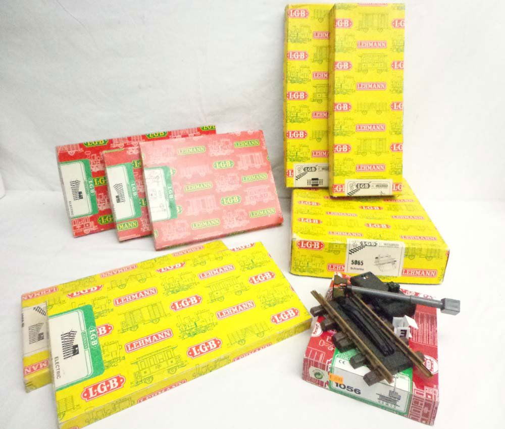ABT: LGB G Scale: Assorted Track Accessories/OBs: Paul V. Ambrose and Drew J. Bauer present: These are an Assortment of Track Accessories that LGB made for G Scale a few years ago. Included are the #5065 Double Crossing Gate, the #5033 Signs, the #12
