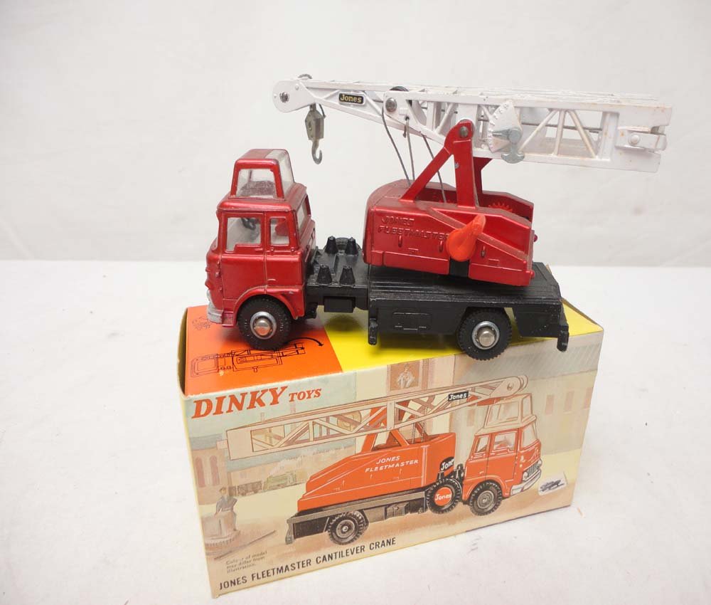 ABT: Dinky #970 Jones Fleetmaker Cantilever Crane/OB: Paul V. Ambrose and Drew J. Bauer present: This is the #970 Jones Fleetmaker Cantilever Crane that Dinky made in the recent past. Examine closely; what is pictured is what you will receive. Original B