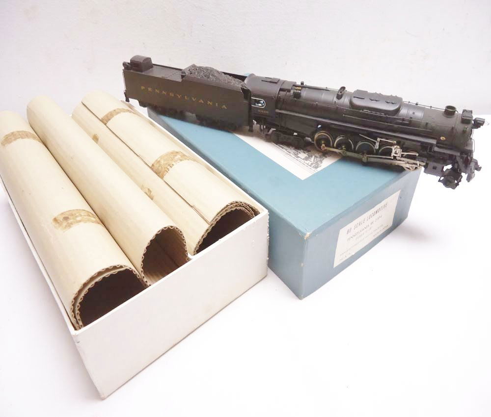 ABT: Brass HO Scale: HO Train Company PRR Class J-1A 2-: Paul V. Ambrose and Drew J. Bauer present: These are the Brass HO PRR Class J-1A 2-10-4 Steam Engine and Tender that The HO Train Company imported from Japan some time in the past. Includes Original B