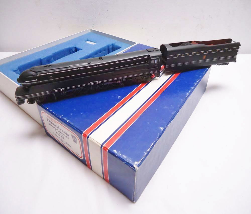 ABT: Brass HO Scale: CB/Diayoung PRR Class S-1 6-4-4-6 : Paul V. Ambrose and Drew J. Bauer present: These are the Brass HO PRR Class S-1 6-4-4-6 Duplex Duplex Steam Engine and Tender that Custom Brass/Diayoung made in Korea some time in the past. Includes n