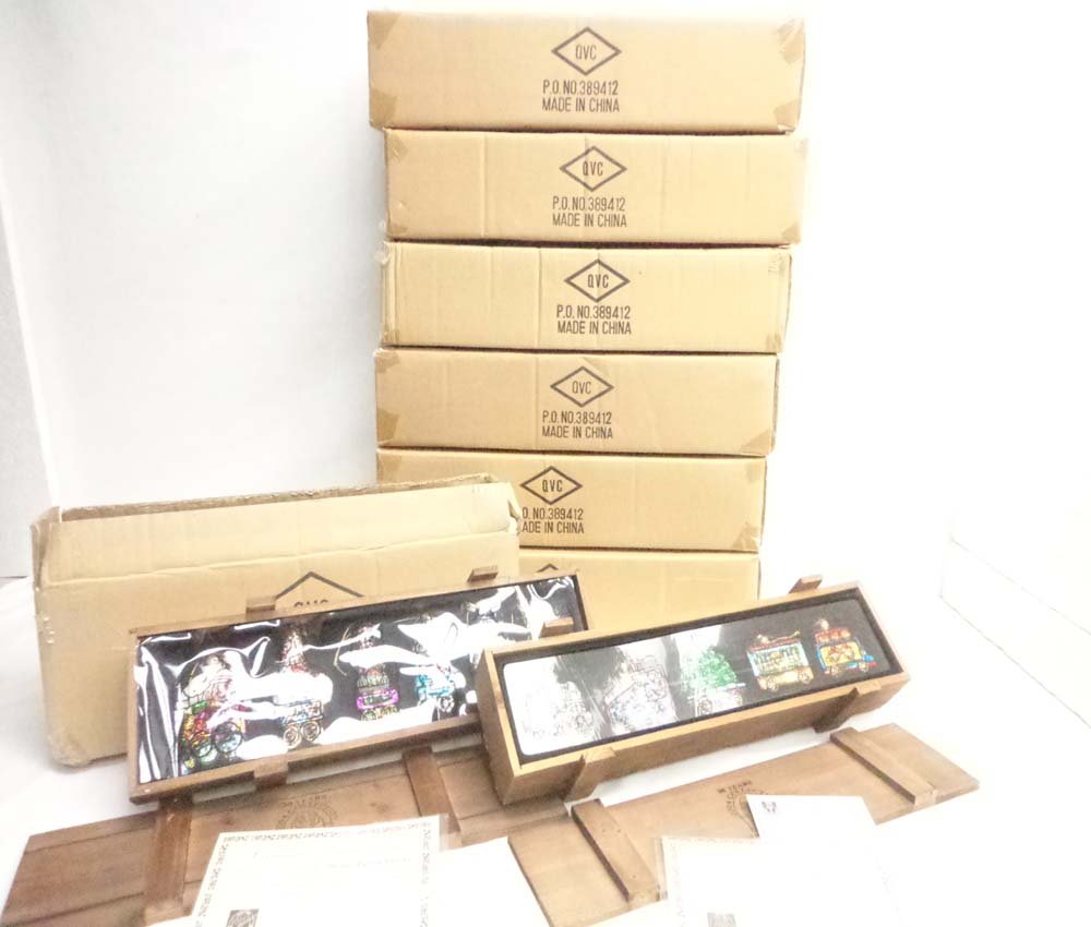 ABT: 8 Mint Thomas Pacconi Classic 2004 Collection of: Paul V. Ambrose and Drew J. Bauer present: These are seven Sets of Thomas Pacconi Classic 2004 Collection of Ornaments (five in each box). Included are seven two Circus Train Ornaments and #386704 Chr