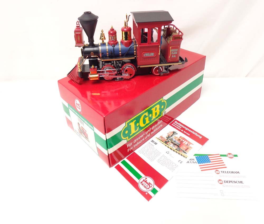 ABT: LGB G Scale: #20130 Grizzy Flats 0-4-2: Paul V. Ambrose and Drew J. Bauer present: This is the #20130 Grizzy Flats 0-4-2 General-Type Steam Engine that LGB made in G Scale a few years ago. Our Opinion is that it is generally in Like New Con