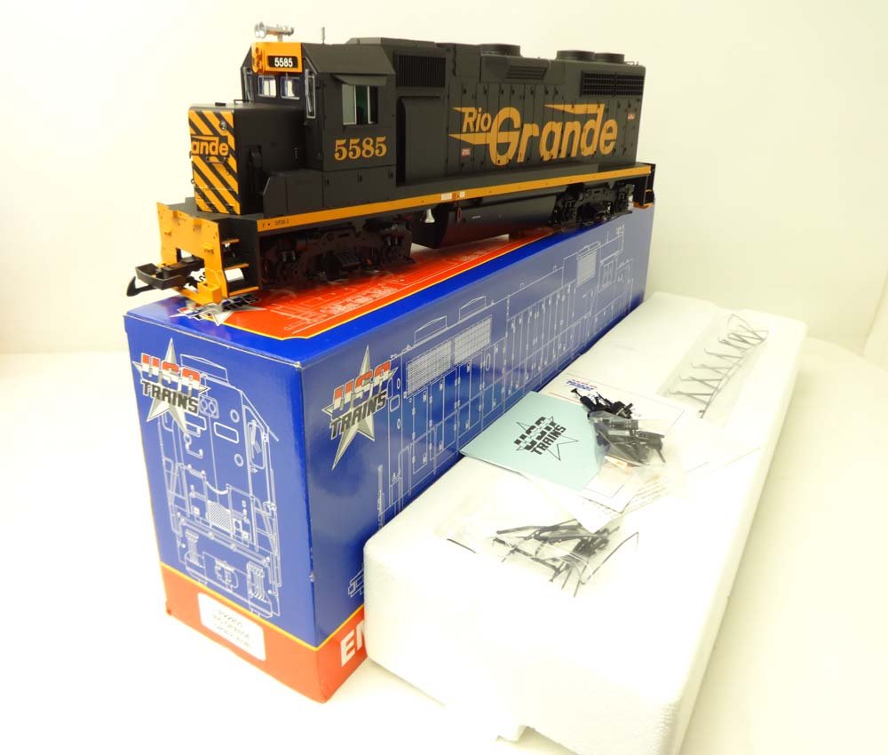 ABT: USA Trains G Gauge: #R22205 Rio Grande GP-38-2: Paul V. Ambrose and Drew J. Bauer present: This is the #R22205 Rio Grande GP-38-2 that USA Trains made in G Scale a few years ago. Our Opinion is that it is generally in Like New Condition. Original B