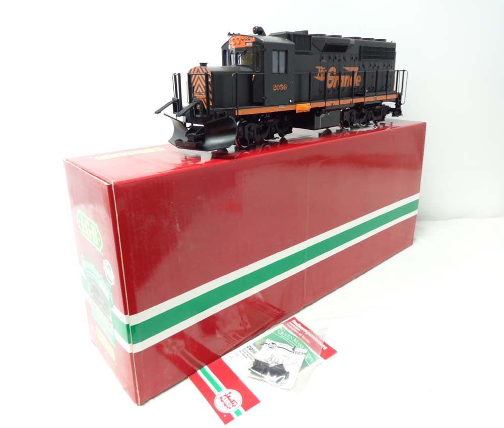 ABT: Rare LGB #2056 Queen Mary Series Rio Grande: Paul V. Ambrose and Drew J. Bauer present: This is the #2056 Queen Mary Series Rio Grande Diesel that LGB made in G Scale in the 1980s. Our Opinion is that it is generally in Mint Condition. All Origi