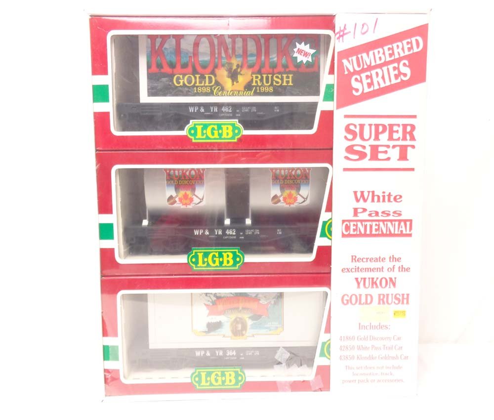 ABT: Mint/Sealed LGB G Scale: #00251 White Pass: Paul V. Ambrose and Drew J. Bauer present: This is the #00251 White Pass Centennial Numbered Series Super Set that LGB made for G Scale a few years ago. Our Opinion is that the Set is generally in Min
