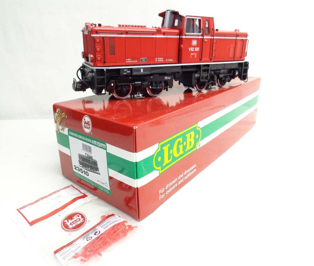 ABT: Mint LGB G Scale: #23510 Locomotive/OB: Paul V. Ambrose and Drew J. Bauer present: This is the #23510 Locomotive that LGB made for G Scale a few years ago. Our Opinion is that it is generally in Mint Condition. Original Box. All Original in