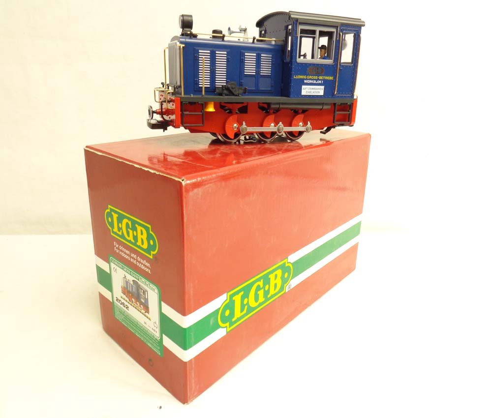 ABT: Mint LGB G Scale: #2062 Locomotive/OB: Paul V. Ambrose and Drew J. Bauer present: This is the #2062 Locomotive that LGB made for G Scale a few years ago. Our Opinion is that it is generally in Mint Condition. Original Box. All Original in