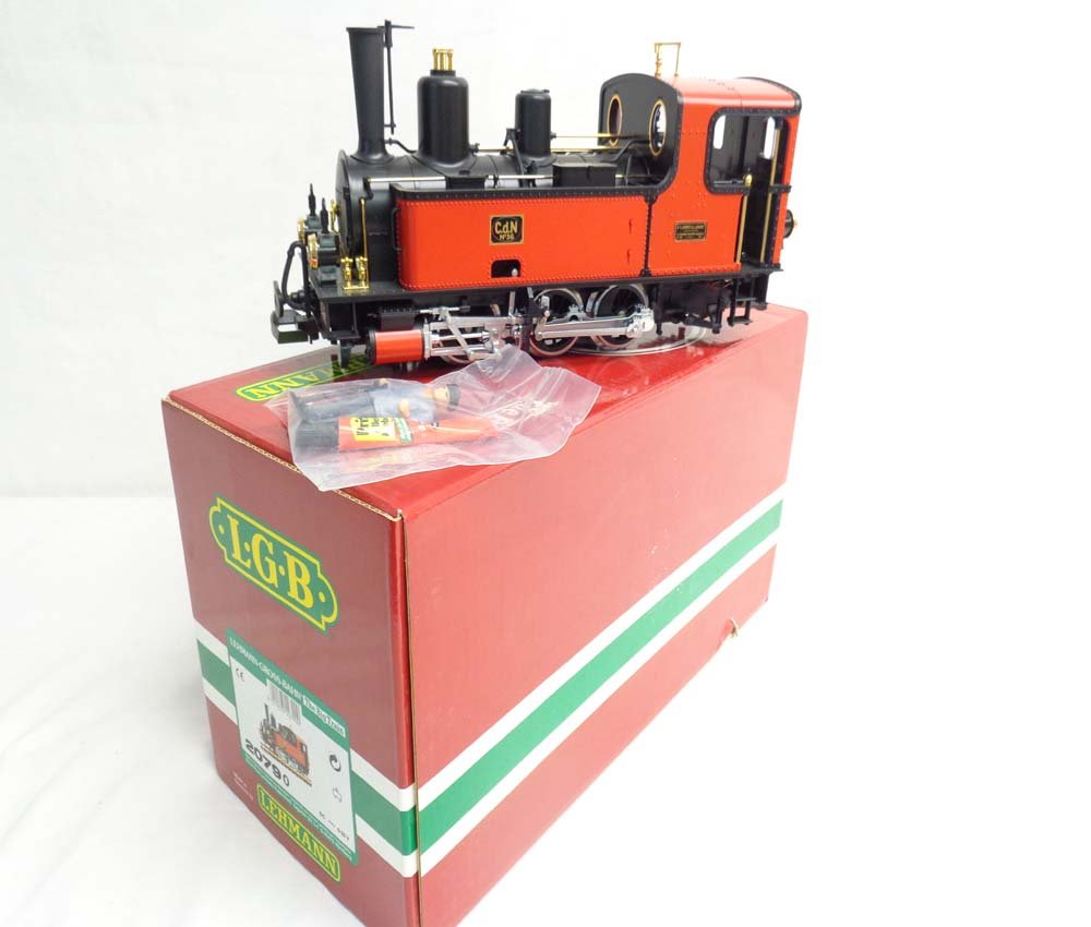 ABT: Mint LGB G Scale: #20790 Locomotive/OBs: Paul V. Ambrose and Drew J. Bauer present: This is the #20790 Locomotive that LGB made for G Scale a few years ago. Our Opinion is that it is generally in Mint Condition. Original Box. All Original in