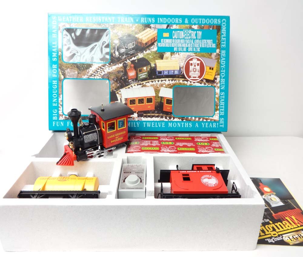 ABT: Mint LGB G Scale: #92760 Train Set/OB: Paul V. Ambrose and Drew J. Bauer present: This is the #92760 Train Set that LGB made for G Scale a few years ago. Our Opinion is that the Set is generally in Mint Condition. Original Box. All Origina