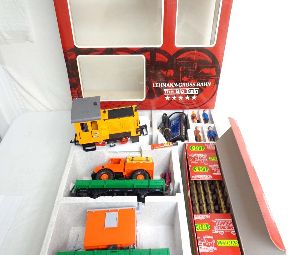 ABT: LGB G Scale: #20530 Electric Train Set/OB: Paul V. Ambrose and Drew J. Bauer present: This is the #20530 Electric Train Set that LGB made for G Scale a few years ago. Our Opinion is that the Set is generally in Like New Condition. Original Box