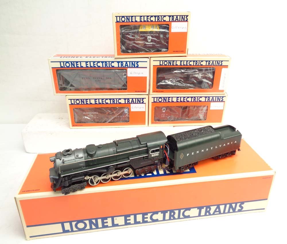 ABT: Lionel #8404 Six Piece Pennsylvania FARR #5: Paul V. Ambrose and Drew J. Bauer present: This is the Famous American Railroads Series #5 Pennsylvania Freight Set that Lionel made circa 1983. This Set includes the #8404 Diecast S-2 6-8-6 Steam Tur