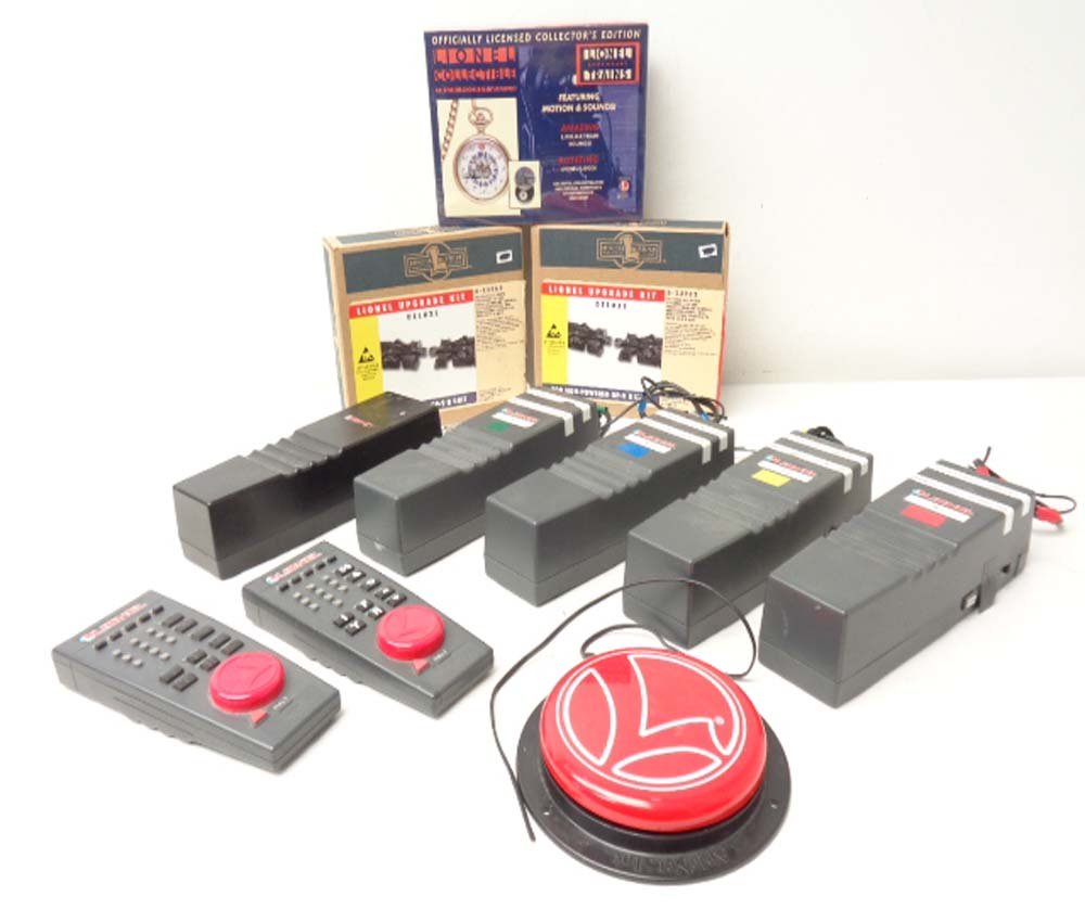 ABT: Lionel Assorted Power Jacks, Equipment and Lionel: Paul V. Ambrose and Drew J. Bauer present: These are an Assortment of Power Jacks, Equipment and Lionel Collectable Pocket Watch that Lionel made a few years ago. Included are two #22962 Upgrade Kits