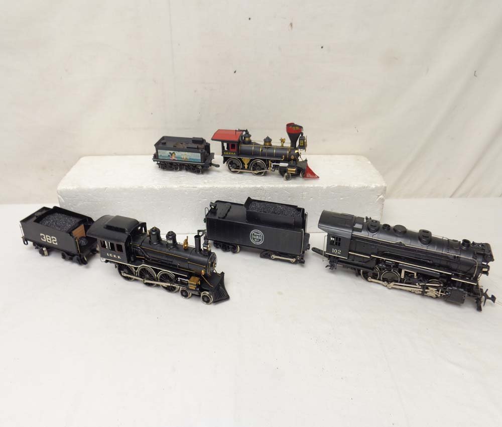 ABT: Rivarossi #102 Indiana Harbor Belt, #382 ICCR &: Paul V. Ambrose and Drew J. Bauer present: These are the #102 Indiana Harbor Belt, the #382 ICCR, and the Genoa Engines and Tenders that Rivarossi made a few years ago. Examine closely; what is pictur