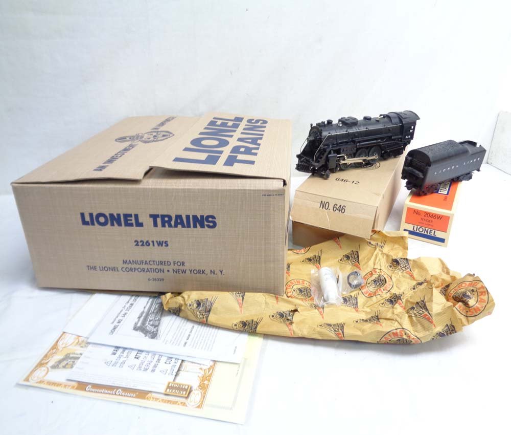 ABT: Lionel #38329 2261WS 646 Steam Freight Train: Paul V. Ambrose and Drew J. Bauer present: This is the #38329 2261WS Train Set that Lionel made a few years ago. Our Opinion is that the Set is generally in Like New Condition. Original Box. All Origi