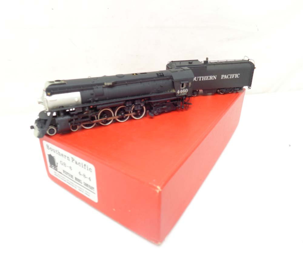 ABT: Brass HO: Katsumi SP 'Class GS-6' 4-8-4 Steam: Paul V. Ambrose and Drew J. Bauer present: These are the painted Brass HO Southern Pacific 'Class GS-6' 4-8-4 Steam Engine and Tender that Katsumi/Westside made some time i the past. Includes OB witho