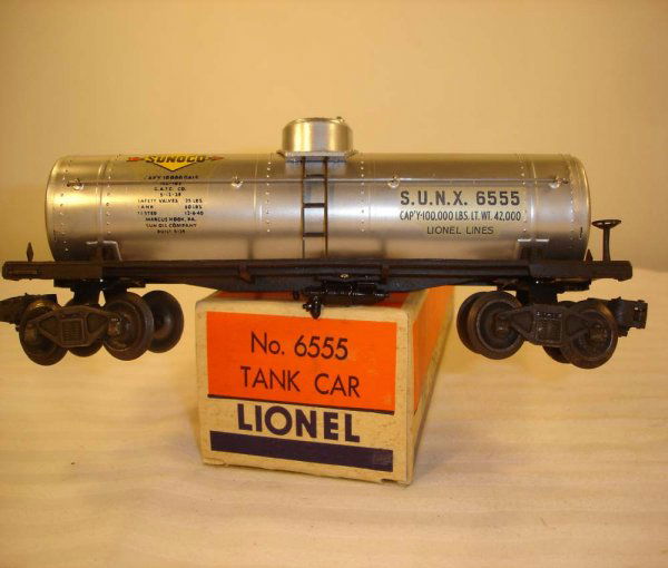 lionel sunoco tank car
