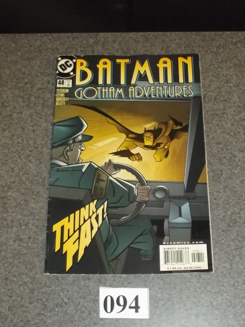 HARTLINE ESTATE: DC BATMAN COMIC MAY, 02 TERRY BEATTY: AUTOED TO HARTLINE BY THE PENCILLER/INKER OF THE BOOK.
