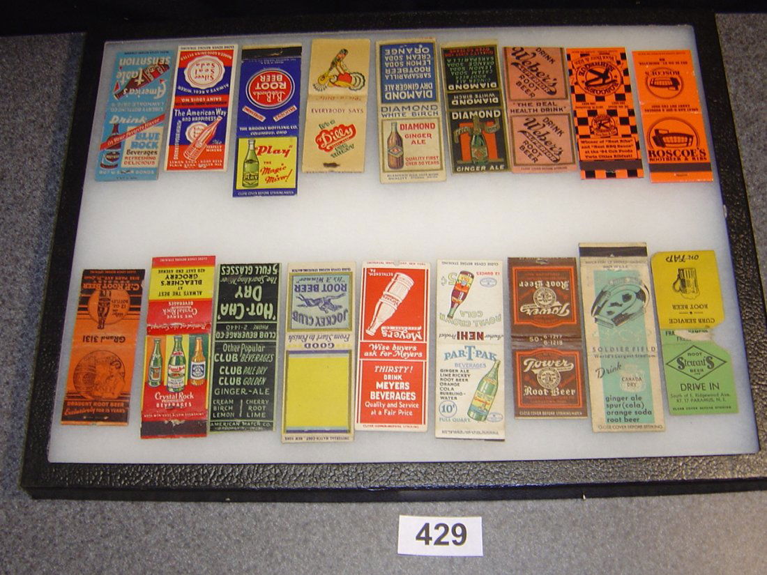 18 ASSORTED MATCHBOOK COVERS COLLECTIBLE