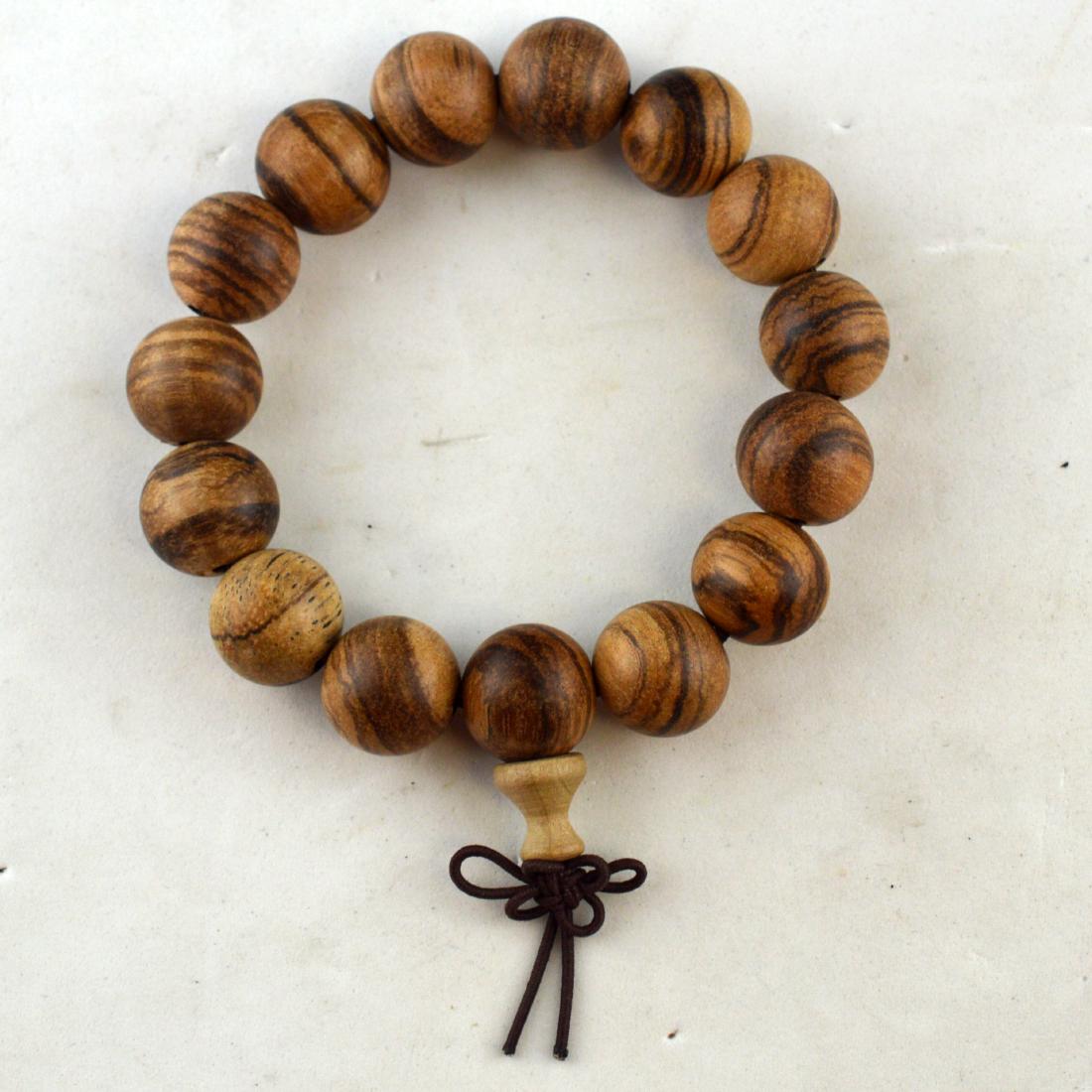 Chenxiang Wood Bead Bracelet (1 of 2)