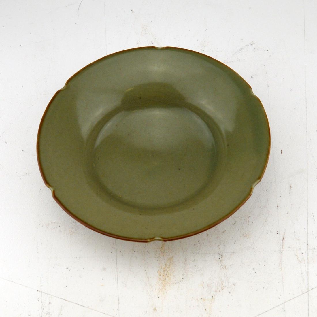 Crackle-Glazed Celadon Plate (1 of 4)