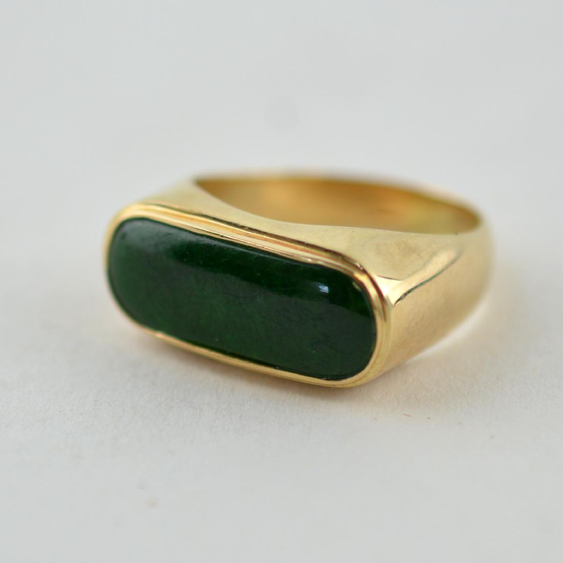 14K Gold Jade Ring (1 of 2)