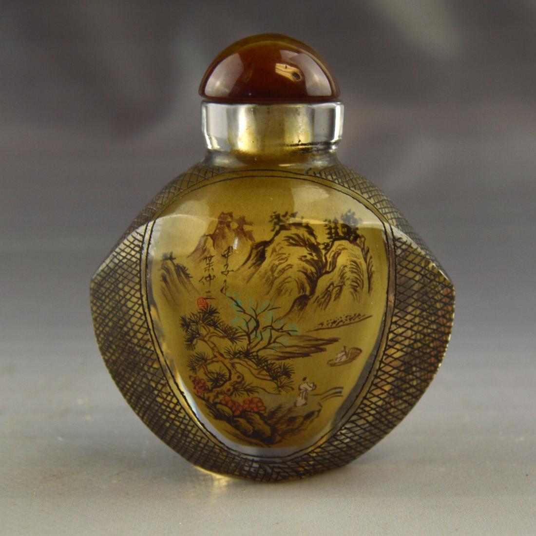 Crystal Inner-painting Snuff Bottle (1 of 6)