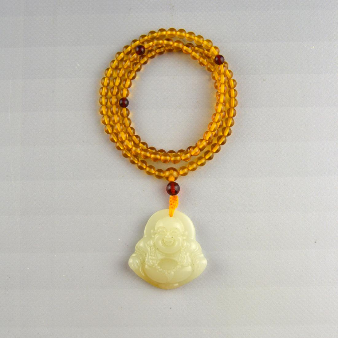 Jade Buddha Necklace (1 of 3)