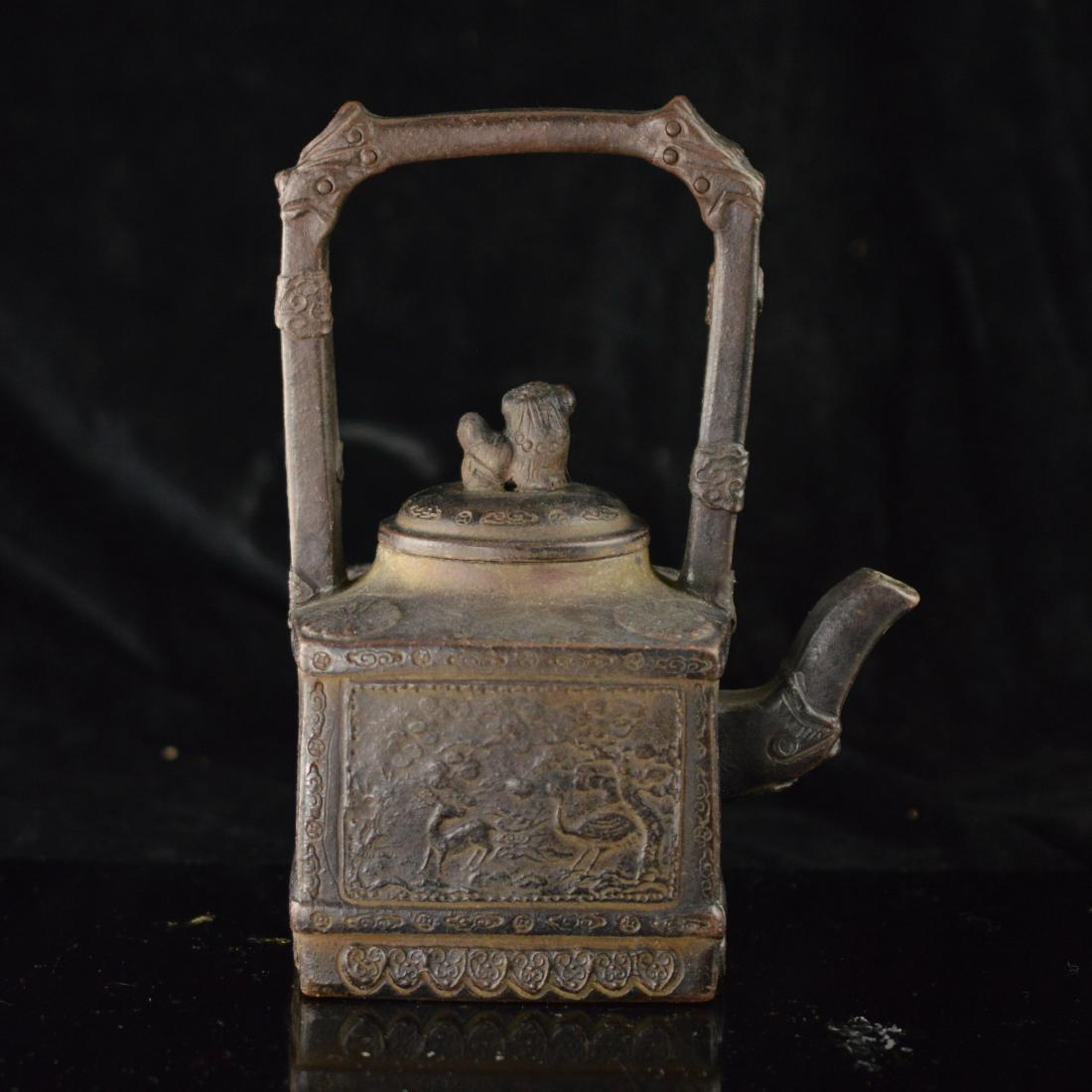 Zisha teapot mark Da Bin: Zisha teapot mark Da Bin ,4.5x3.5x7.5 in 739g