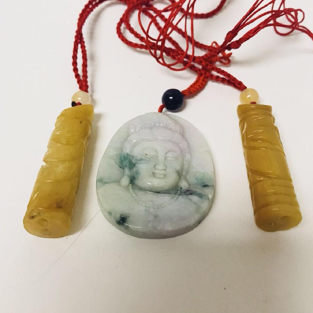 Five Items Lot: Jadeite Pendant and d¨¦cor (1 of 7)