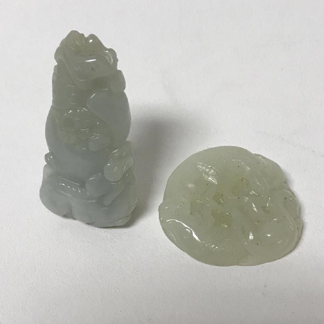 Soft Jade Pendant Pair (1 of 3)