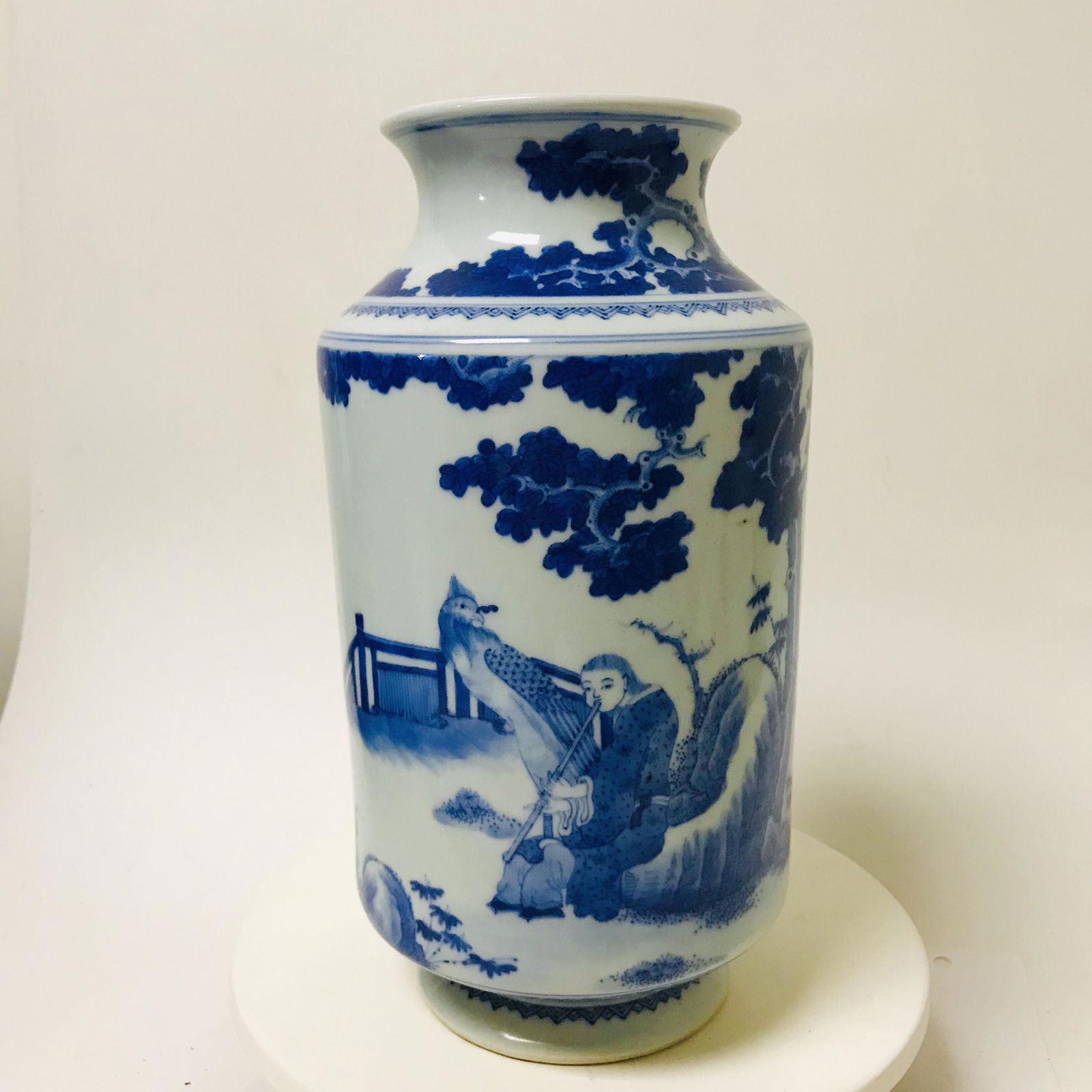 Blue Glazed Porcelain Bottle (1 of 6)