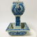 Qing dynasty blue and white porcelain oil lamp pot. - 3