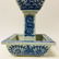 Qing dynasty blue and white porcelain oil lamp pot. - 5