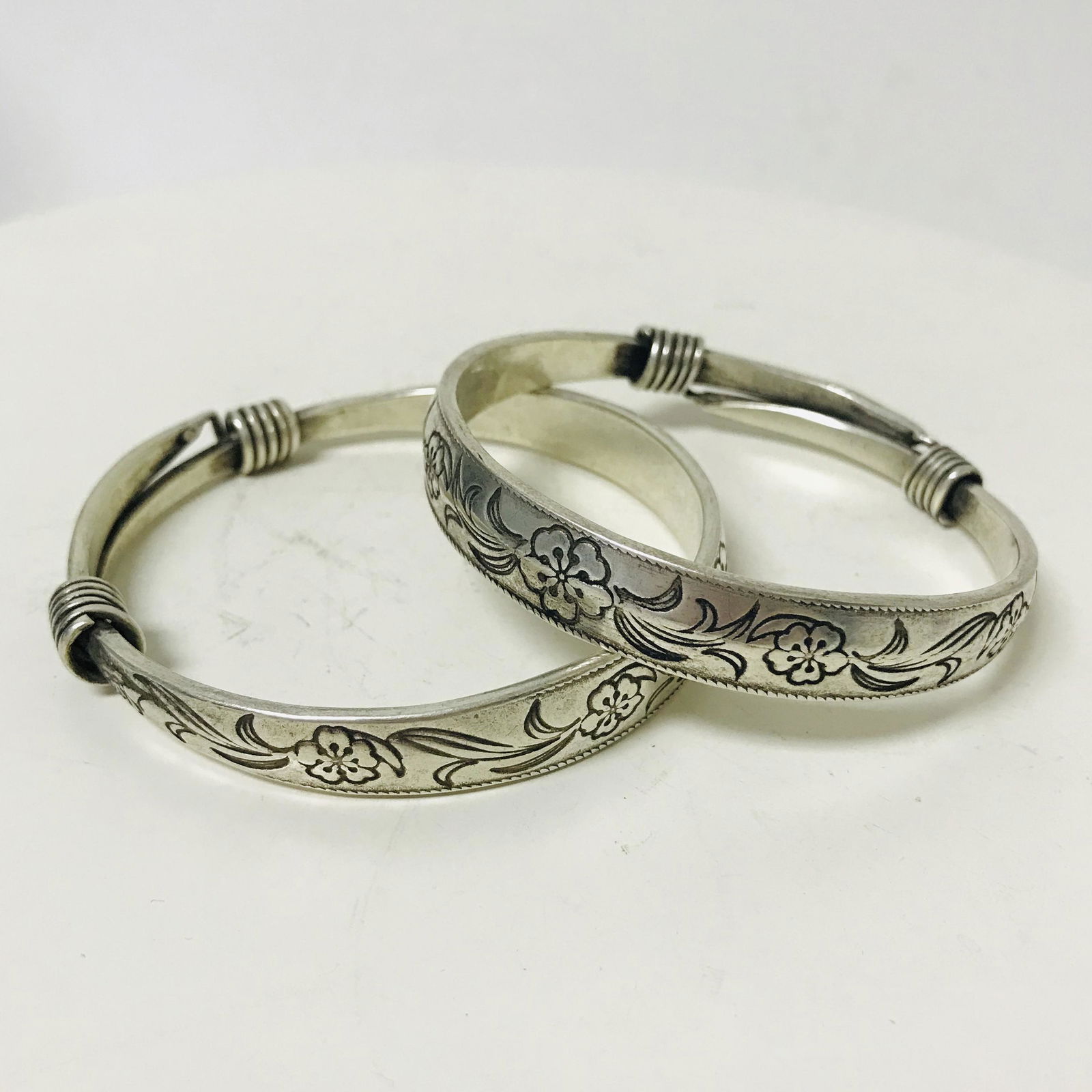 Old silver bangle (1 of 2)