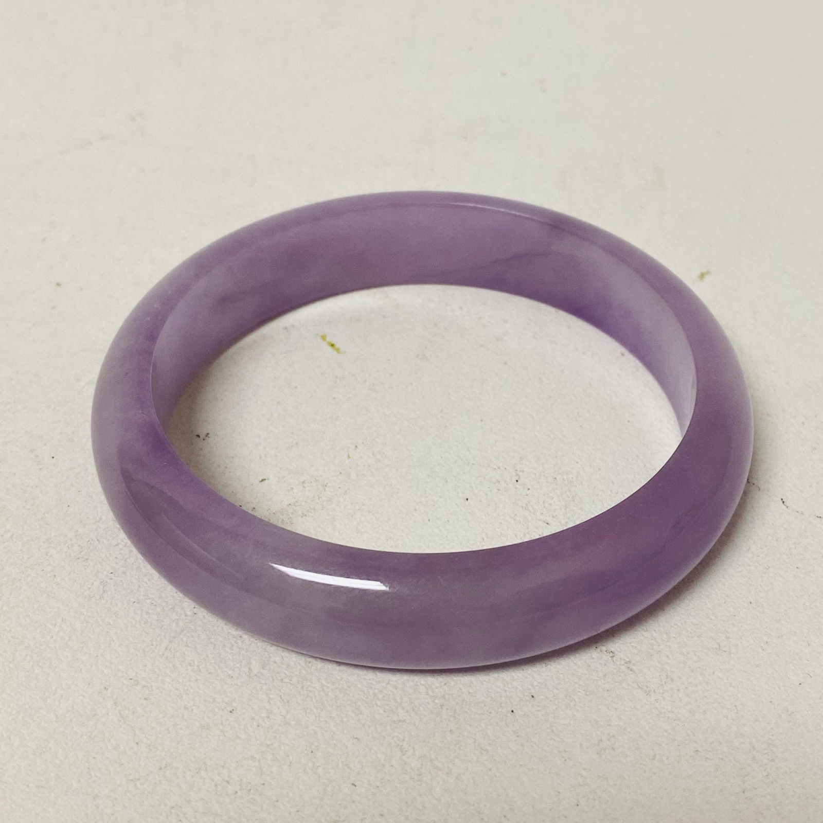 Lavender Jade Bangle Bracelet (1 of 2)