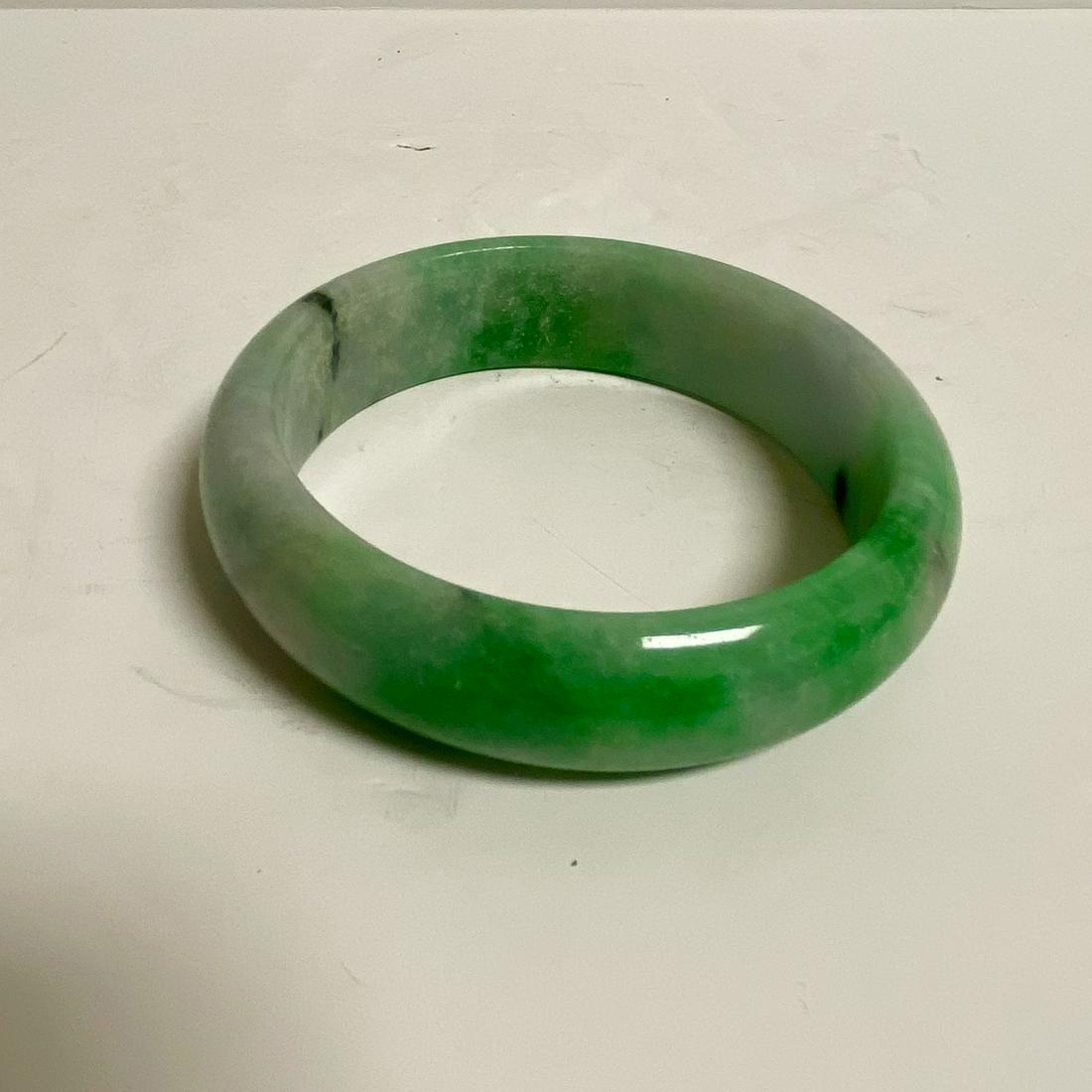 Jadeite Bangle Bracelet (1 of 2)