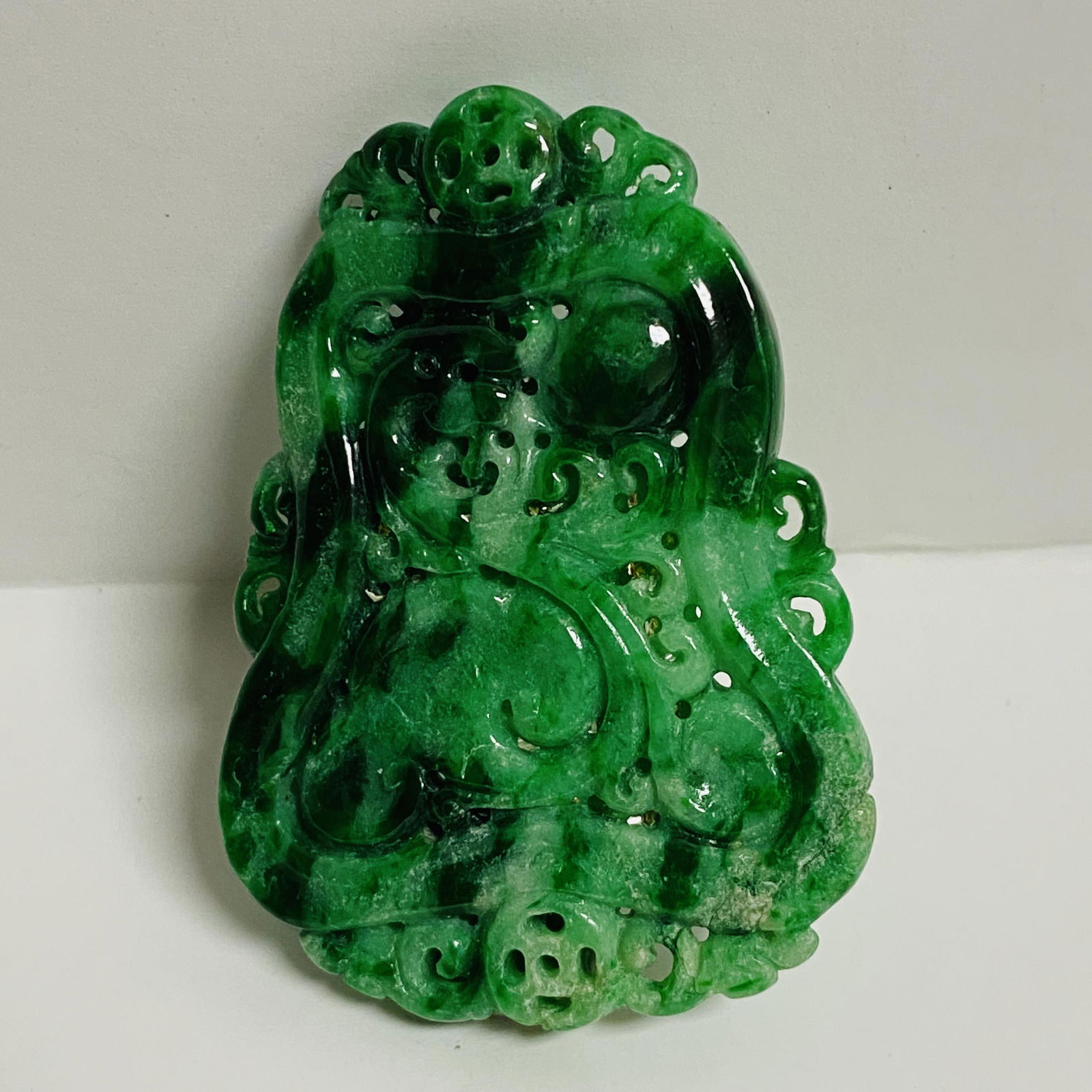 Natural Burma Old Jadeite Pendant (1 of 3)