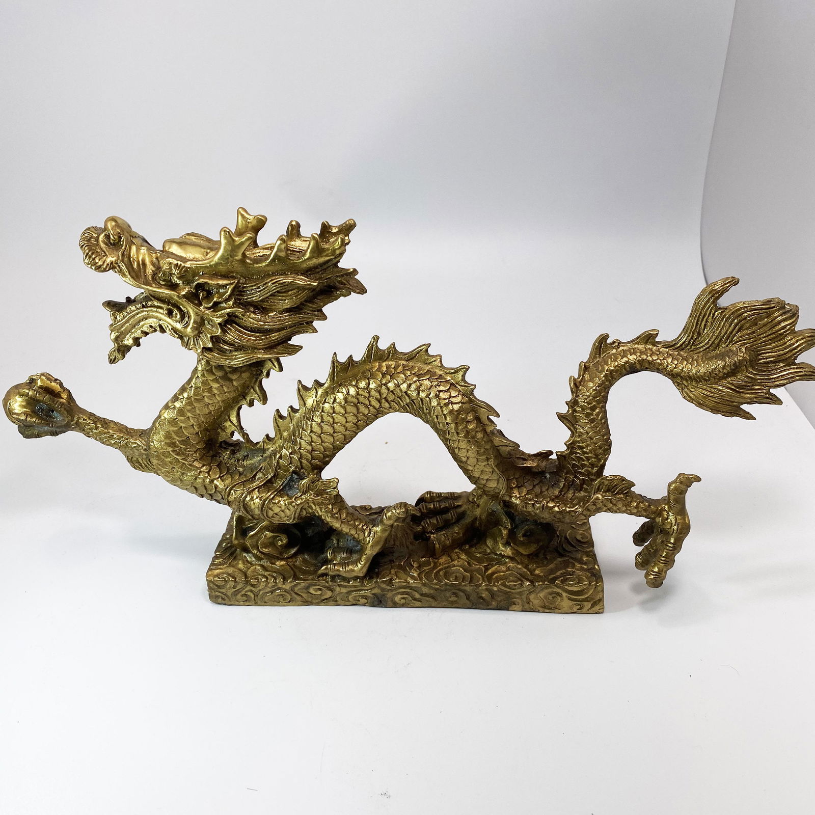 Brass Dragon Statue (1 of 8)