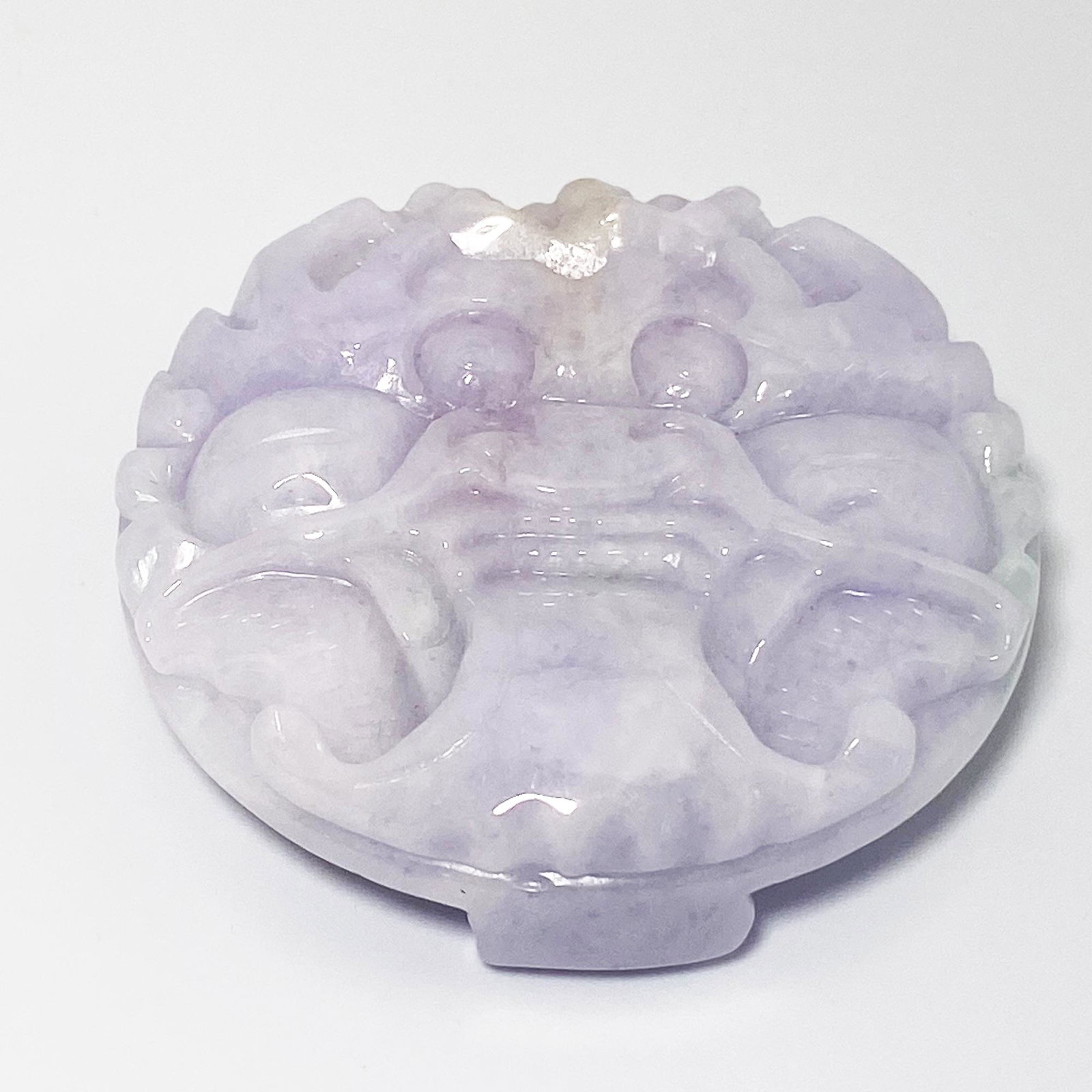 Purple jadeite belt: Purple jadeite belt55*55*15mm