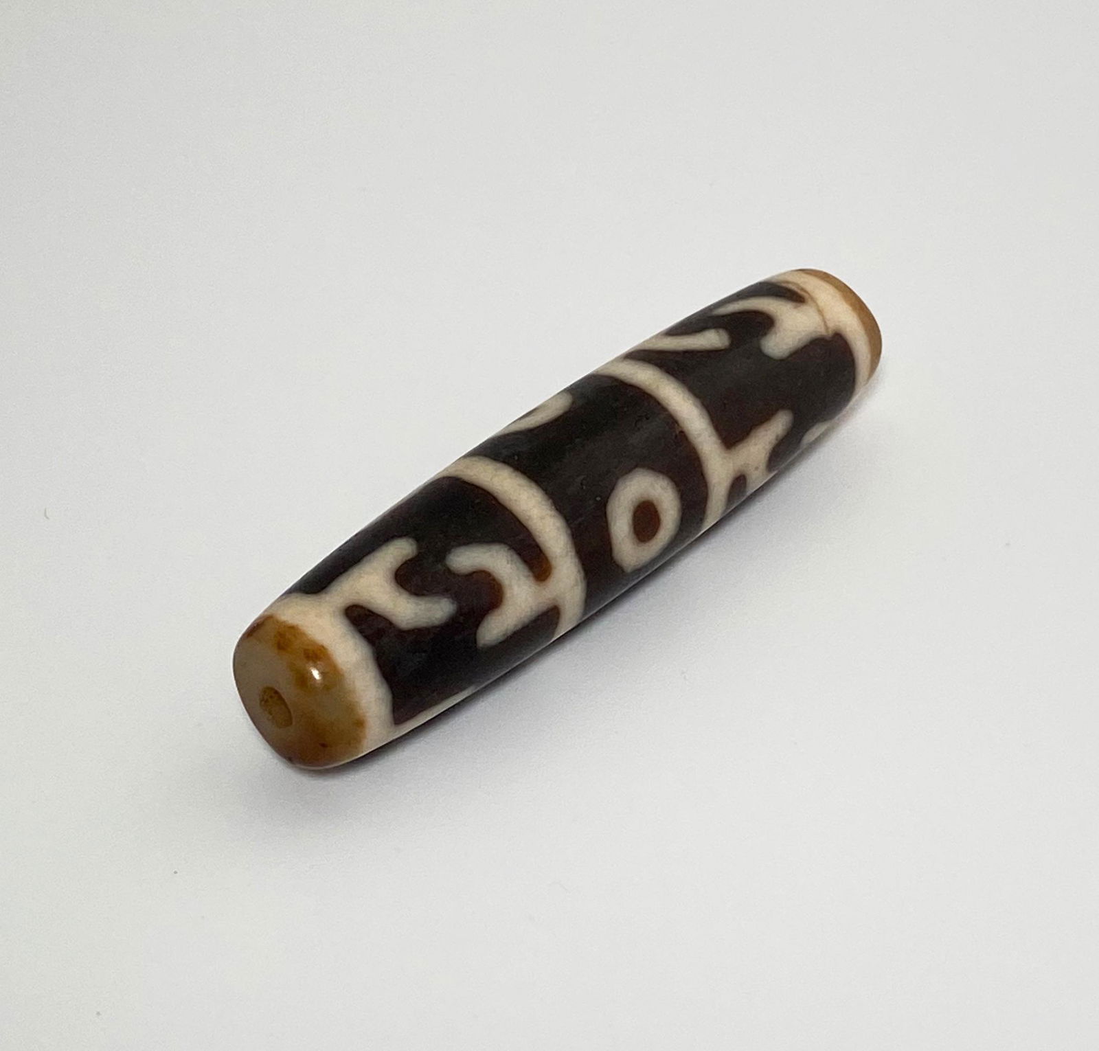 Old Lotus Buddhist Instrument Dzi Bead (1 of 3)