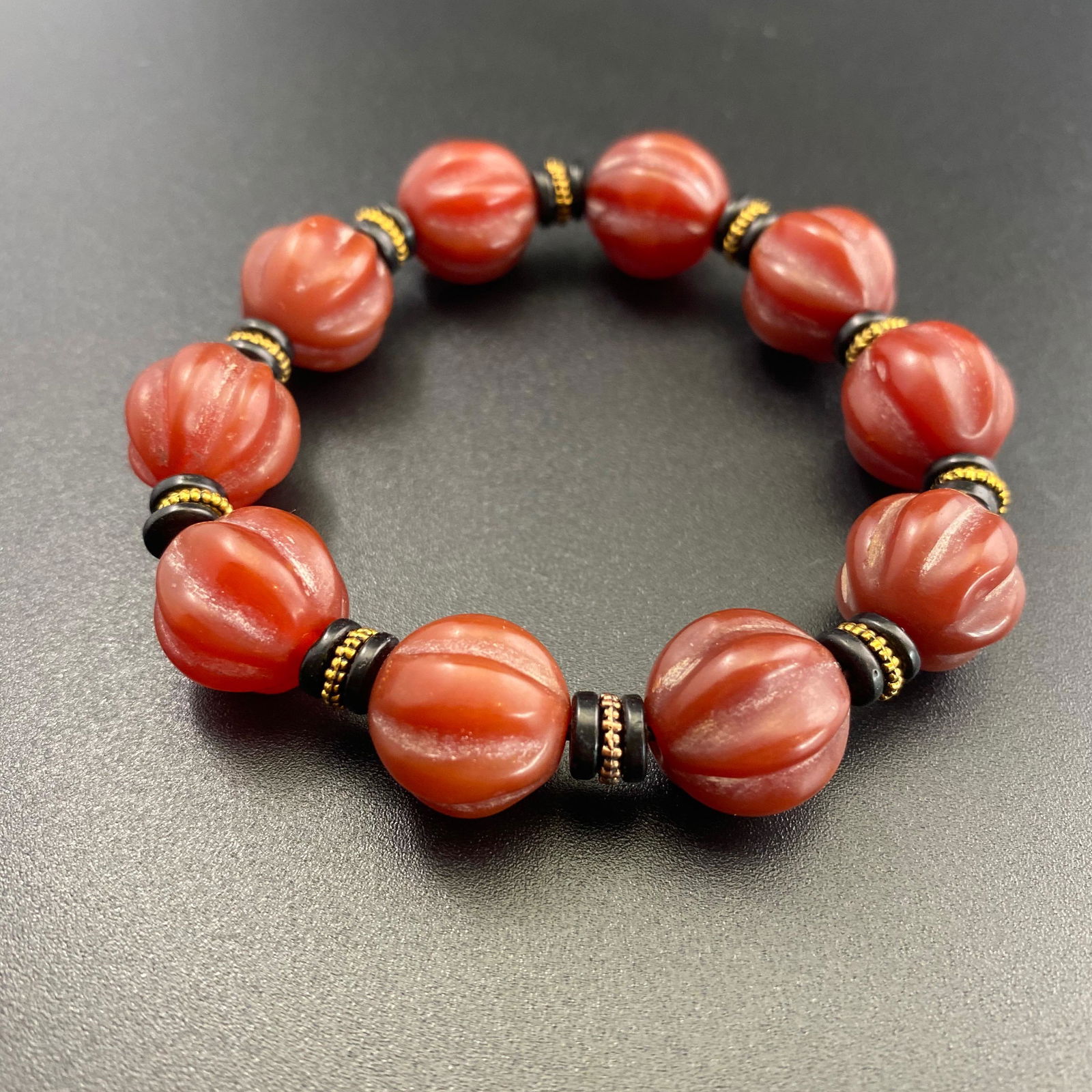 Southern Red Agate Bracelet (1 of 5)