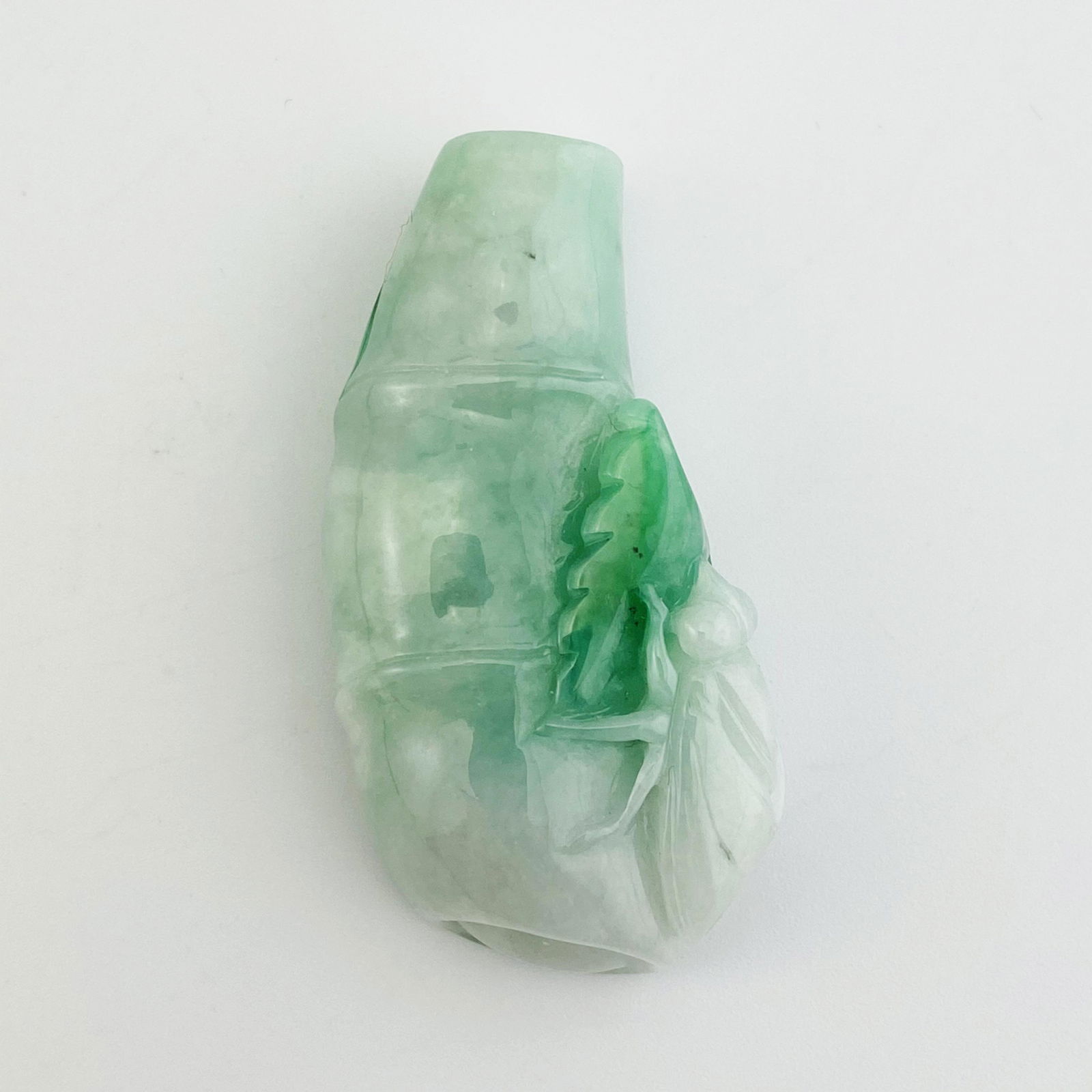 Certified Natural Light Green Jadeite Pendant (1 of 6)