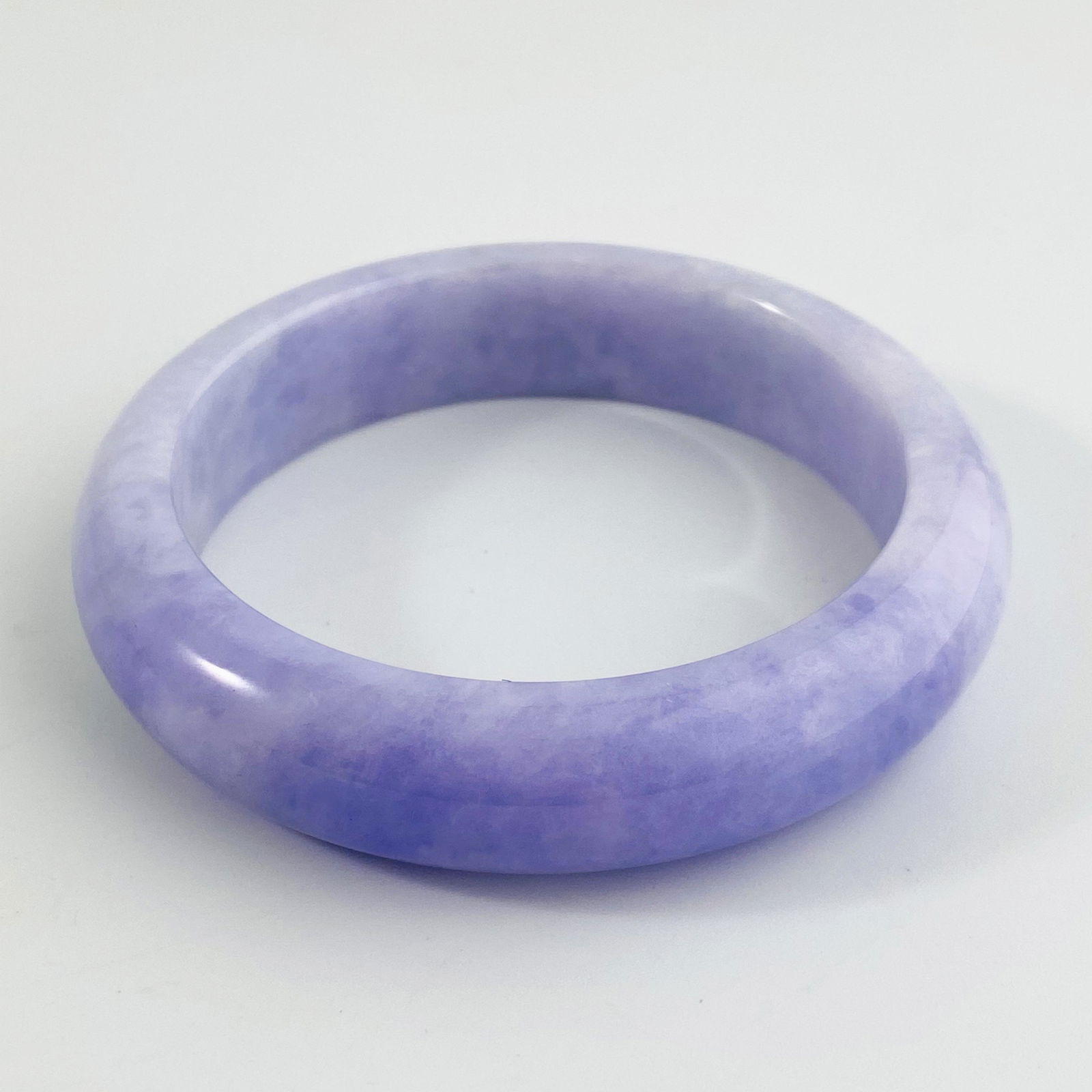 Certified Natural Violet Jadeite Bangle (1 of 5)