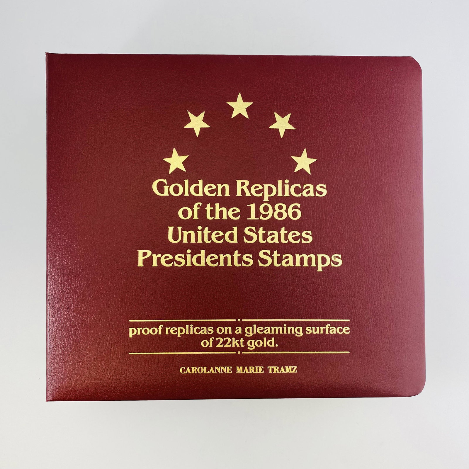 A Set of 36 Stampes of 1986 The United States of: A Set of 36 Stampes of 1986 The United States of America Presidents (22K Gold)