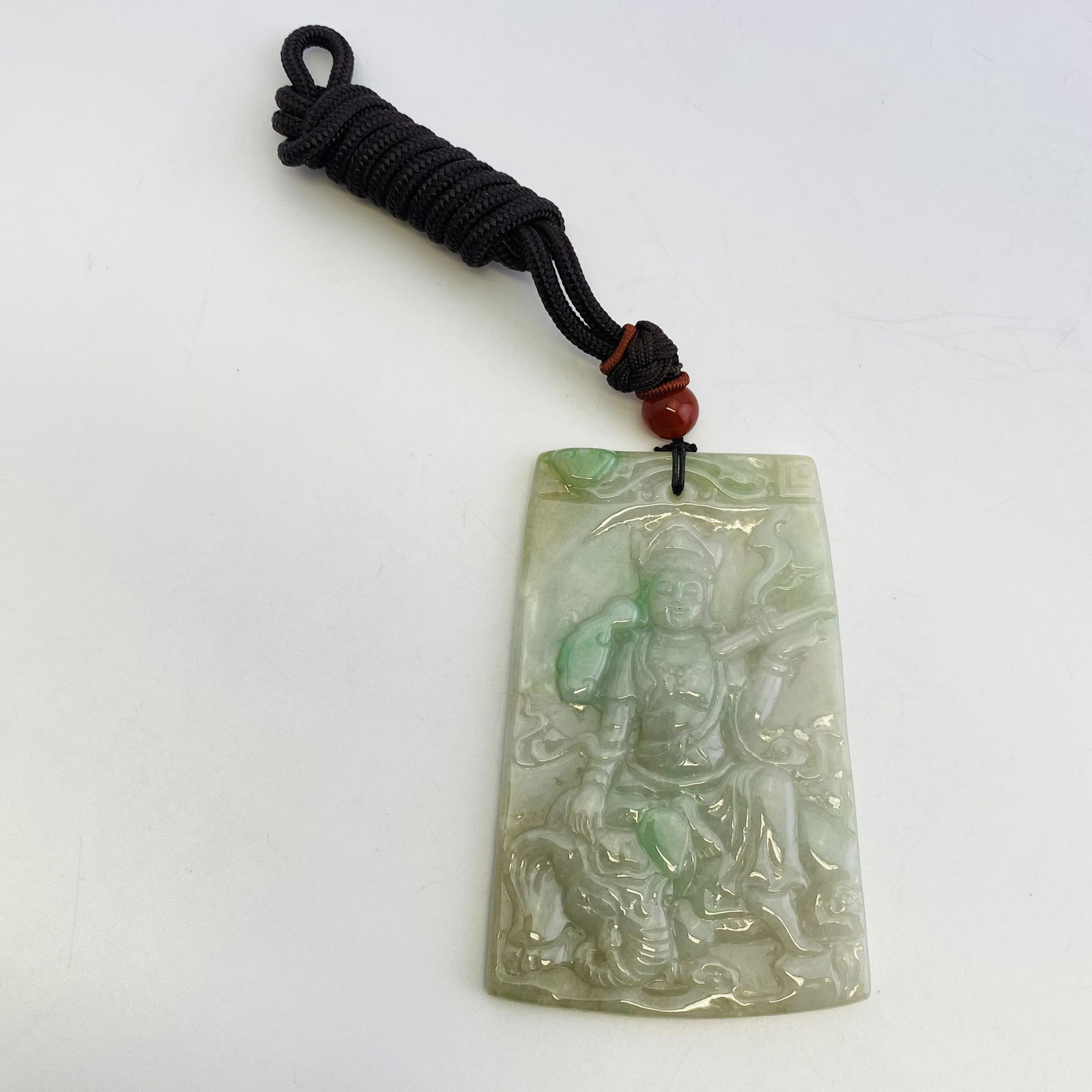 Green Jadeite Carving Pendant (1 of 5)